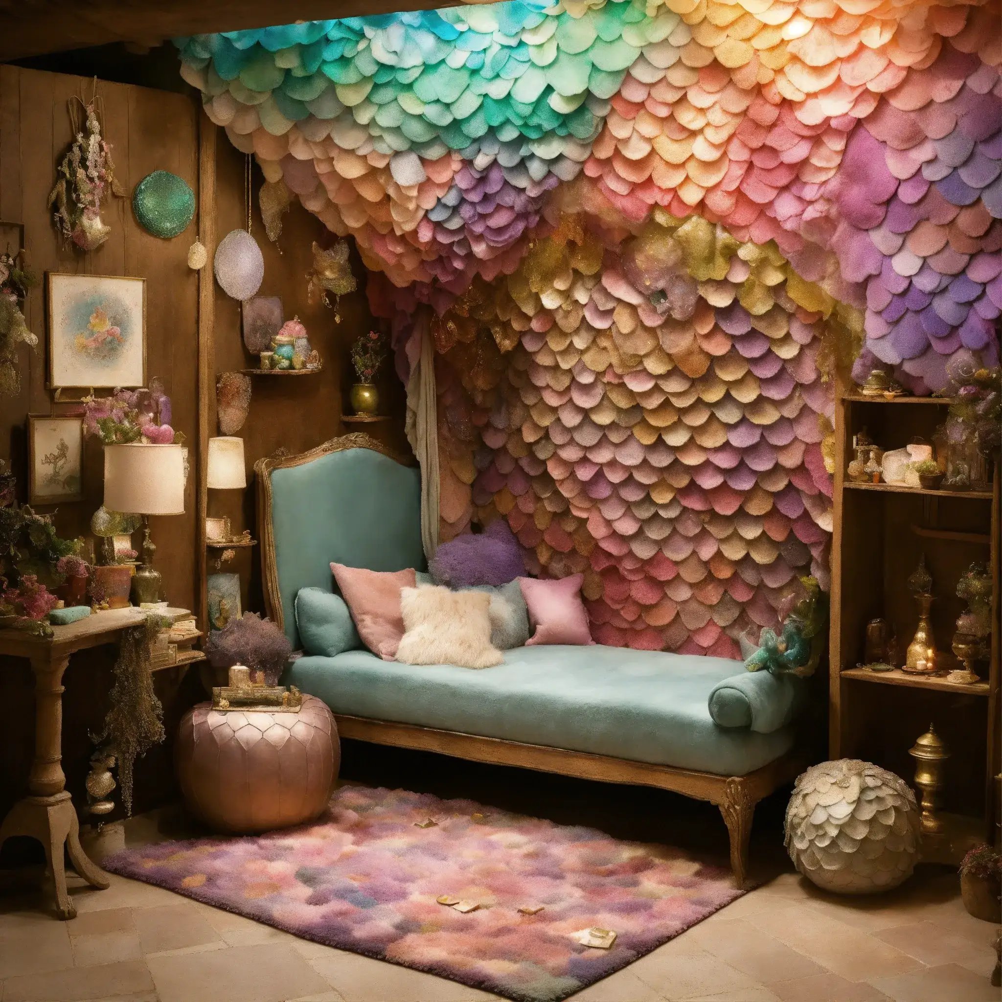 Wohnzimmer Transformation mit nachhaltigen Materialien